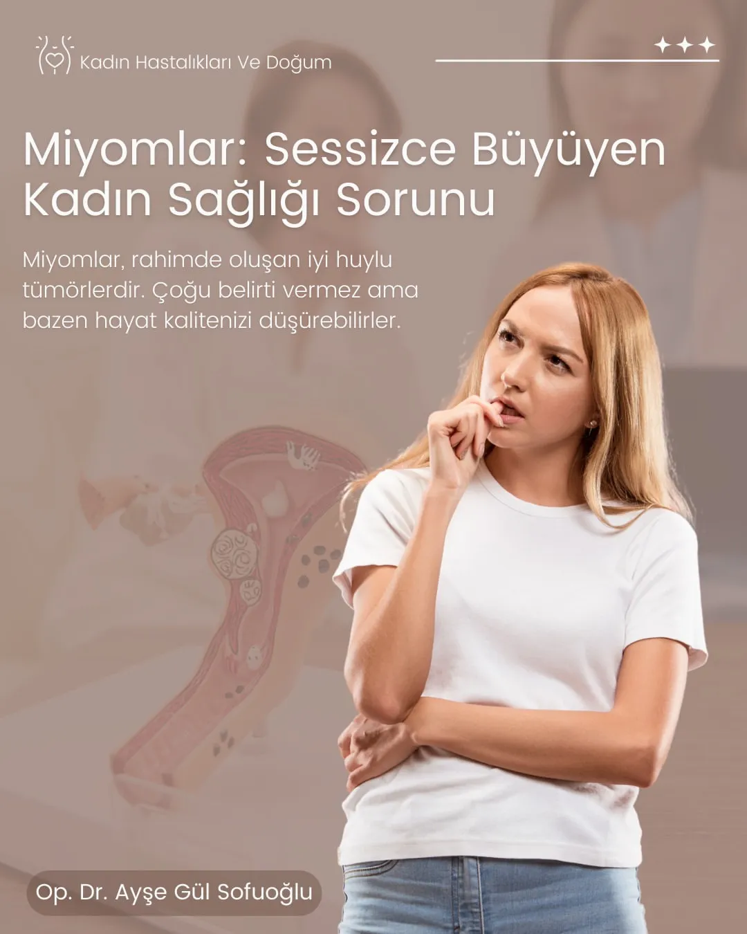 🔍 Miyom nedirMiyomlar, rahimde oluşan iyi huylu tümörlerdir. Çoğu belirti vermez ama bazen haya_2026